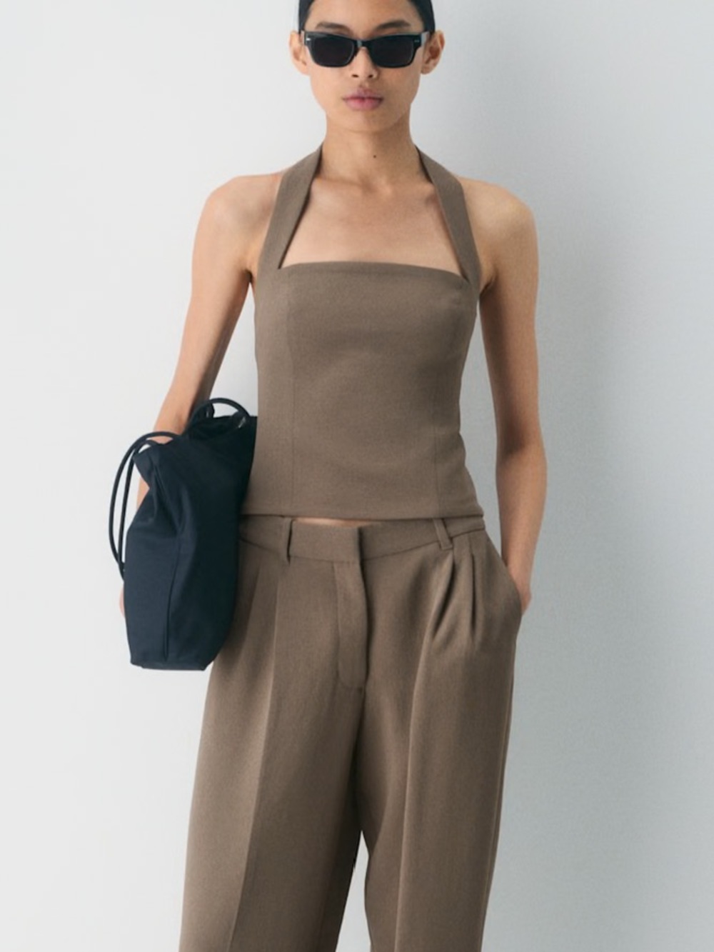 Aritzia Whisper Halter Top